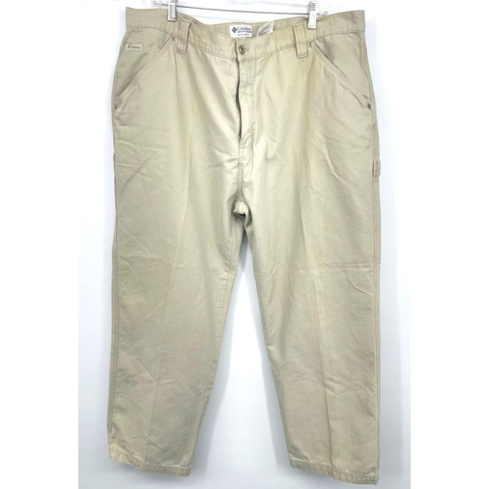 Columbia Sportswear Men's Khaki‎ jeans Outdoor Adventure Comfort 42x30